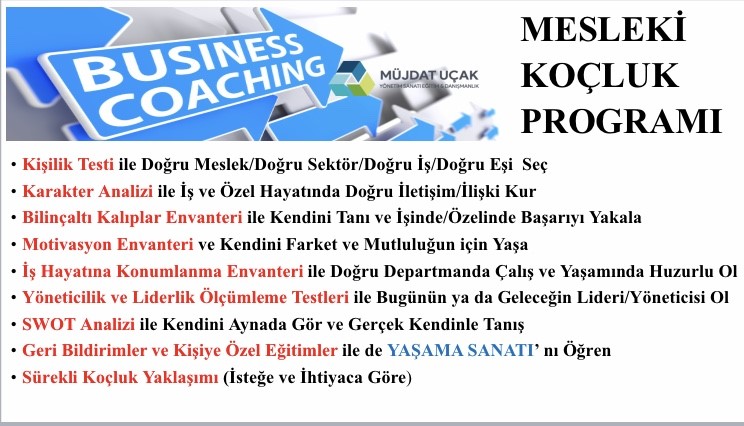 YÖNETİM SANATI Kurumsal Çalışmalarla birlikte YAŞAMA SANATI ile BİREYSEL HİZMETLERİMİZDE