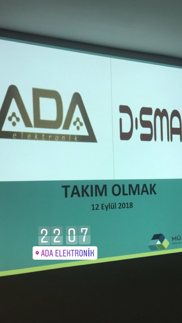 ADA ELEKTRONİK D-SMART/Takım Olmak Eğitimi